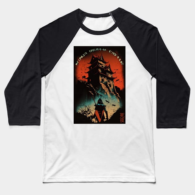 Ninja death Castle V Baseball T-Shirt by obstinator